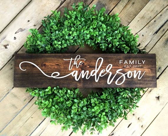 Family Name Sign, Family Established Sign, Name Sign, Established Name Sign, Custom Name Sign, Personalized Wedding Gifts - Image 3
