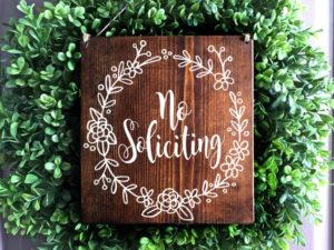 No Soliciting Sign, No Soliciting Door Sign, Do Not Disturb Sign, No Solicitation Sign, No Soliciting, No Strangers Sign, Do Not Disturb