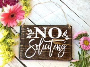 No Soliciting Sign, No Soliciting Door Sign, Do Not Disturb Sign, No Solicitation Sign, No Soliciting, No Strangers Sign, Do Not Disturb