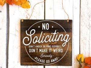 No Soliciting Sign, No Soliciting Door Sign, Do Not Disturb Sign, No Solicitation Sign, No Soliciting, No Strangers Sign, Do Not Disturb