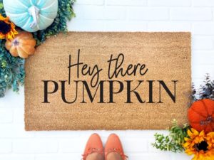 Hey There Pumpkin Doormat S3