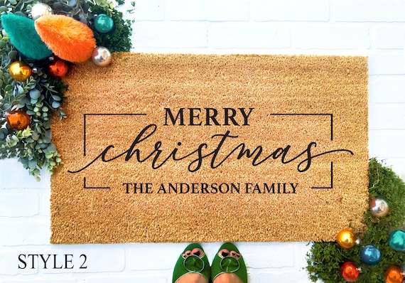 merry Christmas doormat