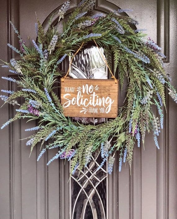 No Soliciting, No Soliciting Sign, No Soliciting Door Sign, Do Not Disturb Sign, No Solicitation Sign, No Soliciting, Do Not Disturb - Image 5