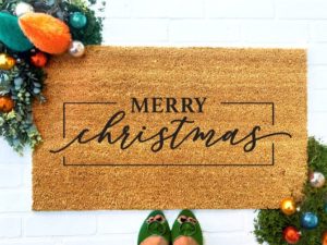 Merry Christmas Doormat style 2