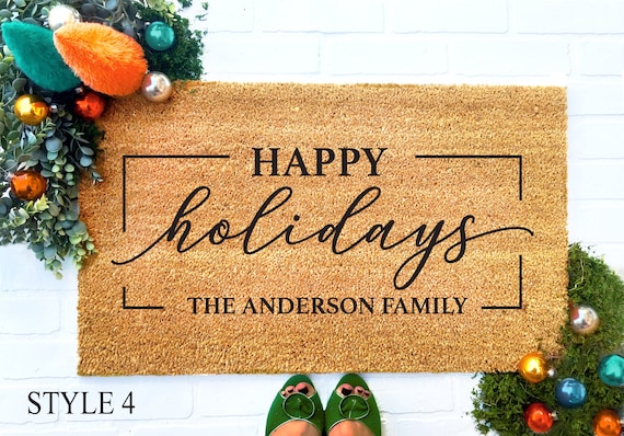 Merry Christmas Doormat - Image 5