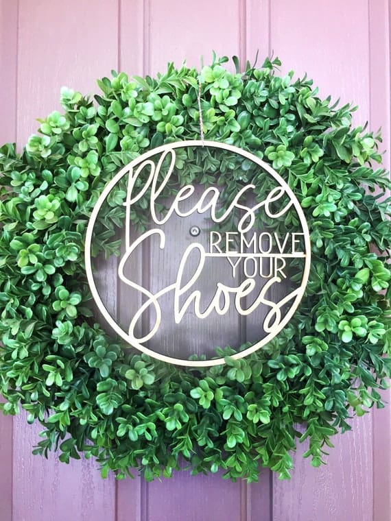 Please Remove Shoes Sign, Funny No Soliciting Sign, No Shoes Sign, No Shoes Door Sign, Shoes Off Sign, No Shoes Inside, No Shoes, Door Sign - Image 4