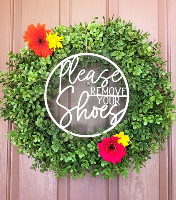 Please Remove Shoes Sign, Funny No Soliciting Sign, No Shoes Sign, No Shoes Door Sign, Shoes Off Sign, No Shoes Inside, No Shoes, Door Sign - Image 5