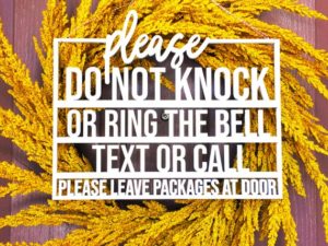 Do Not Knock Sign, No Soliciting Sign, Door Hanger Sign, No Solicitation Sign, Funny No Soliciting Sign, No Strangers Sign, Do Not Disturb