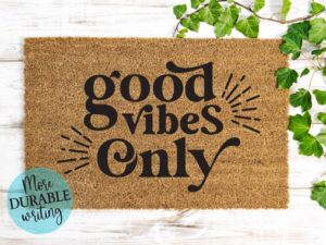 Good Vibes Only Doormat