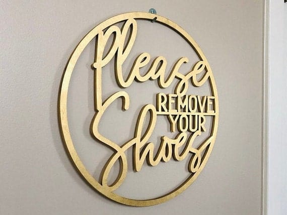 Please Remove Shoes Sign, Funny No Soliciting Sign, No Shoes Sign, No Shoes Door Sign, Shoes Off Sign, No Shoes Inside, No Shoes, Door Sign - Image 9