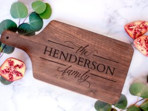 Personalized Design Walnut Board