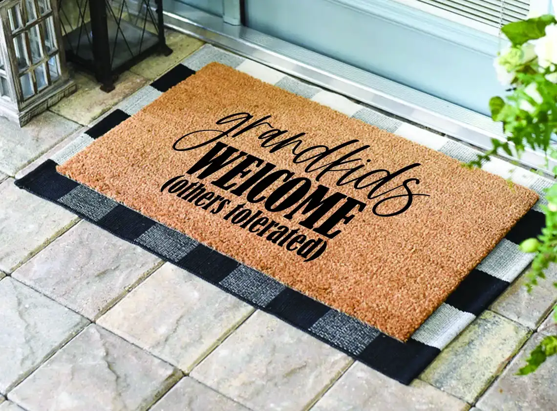 Grandkids Welcome Here Doormat_1