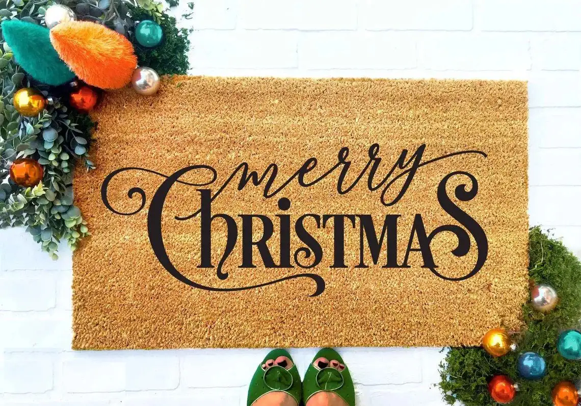 Merry Christmas doormat