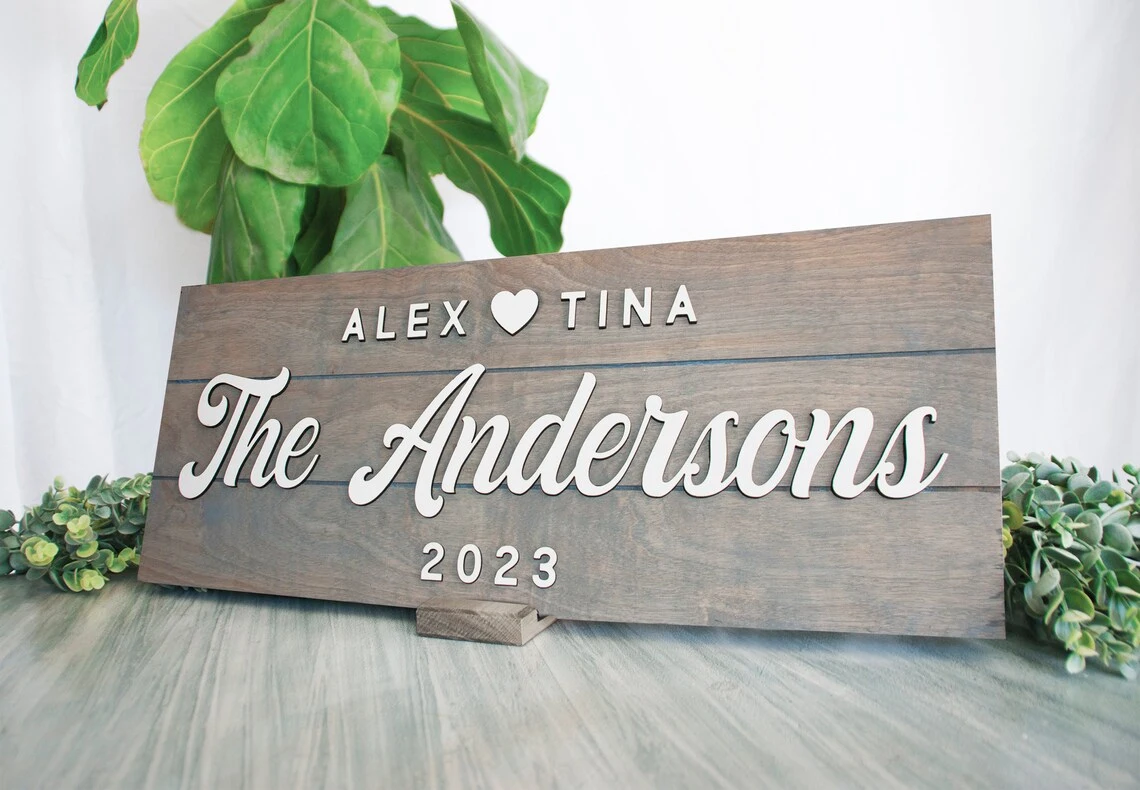 Personalized sign