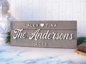 Personalized sign