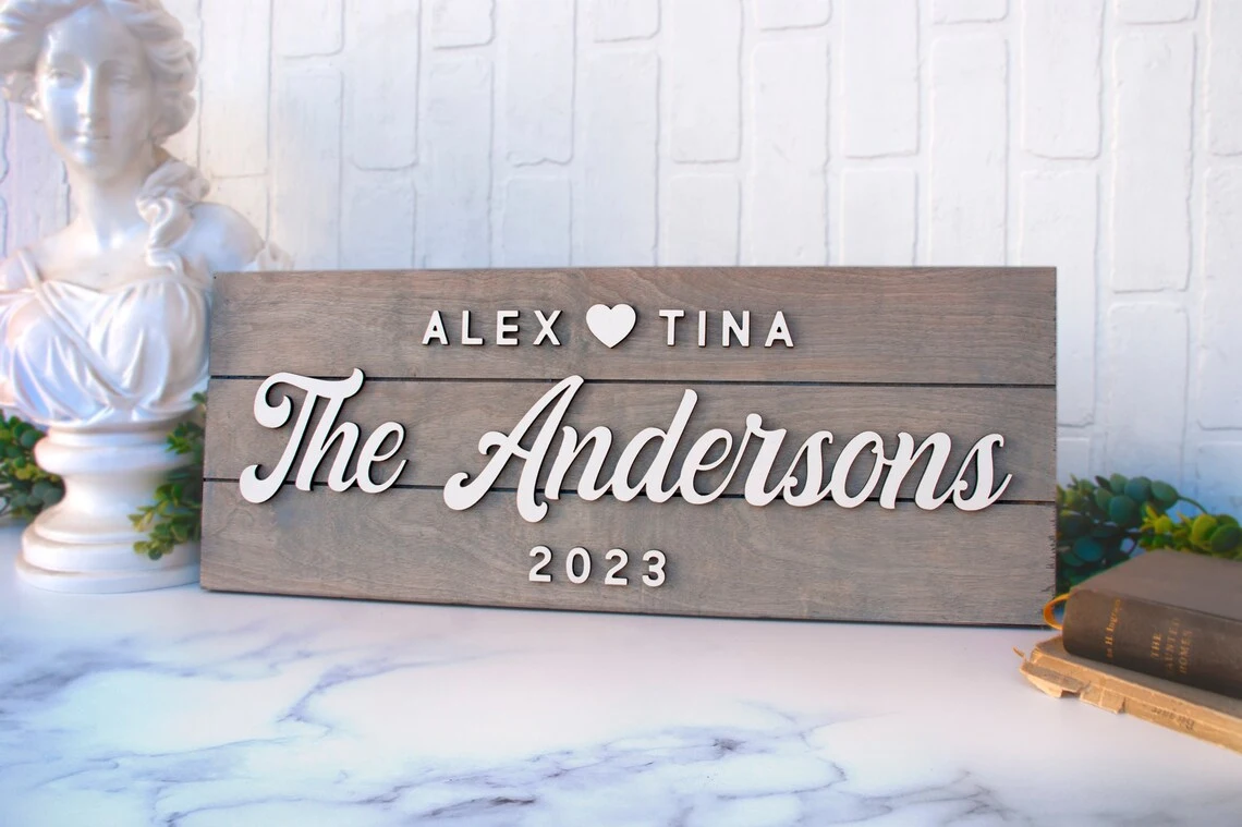 Personalized sign